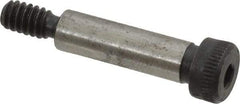 Value Collection - 1/4" Shoulder Diam x 7/8" Shoulder Length, #10-24 UNC, Hex Socket Shoulder Screw - 4140 Alloy Steel, Uncoated, 3/16" Head Height x 3/8" Head Diam - Benchmark Tooling