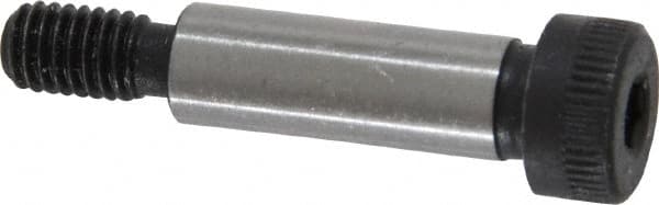 Value Collection - 1/4" Shoulder Diam x 3/4" Shoulder Length, #10-32 UNF, Hex Socket Shoulder Screw - 4140 Alloy Steel, Uncoated, 3/16" Head Height x 3/8" Head Diam - Benchmark Tooling