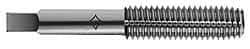 Cleveland - 1/2-13 UNC H8 Thread Limit Plug Thread Forming Tap - High Speed Steel, Bright Finish, 3-3/8" OAL, 1.656" Thread Length, Right Hand Thread - Benchmark Tooling