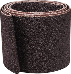 Norton - 2-1/2" Wide x 60" OAL, 36 Grit, Aluminum Oxide Abrasive Belt - Aluminum Oxide, Very Coarse, Coated, X Weighted Cloth Backing, Series R228 - Benchmark Tooling