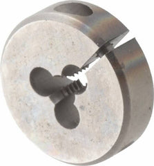 Cle-Line - #6-32 UNC High Speed Steel Round Adjustable Die - Benchmark Tooling