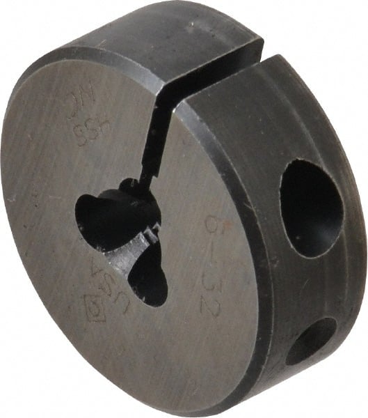 Cle-Line - #6-32 UNC High Speed Steel Round Adjustable Die - Benchmark Tooling