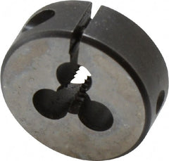 Cle-Line - #10-24 UNC High Speed Steel Round Adjustable Die - Benchmark Tooling