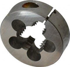 Cle-Line - 7/8-9 UNC High Speed Steel Round Adjustable Die - Benchmark Tooling