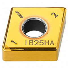 Iscar - CNGG433 M4HM Grade IB25HA PCBN Turning Insert - AlTiN Finish, 80° Diamond, 1/2" Inscr Circle, 3/16" Thick, 3/64" Corner Radius - Benchmark Tooling