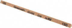 Value Collection - 180 Grit Aluminum Oxide Triangular Polishing Stone - Coarse Grade, 1/4" Wide x 6" Long x 1/4" Thick - Benchmark Tooling