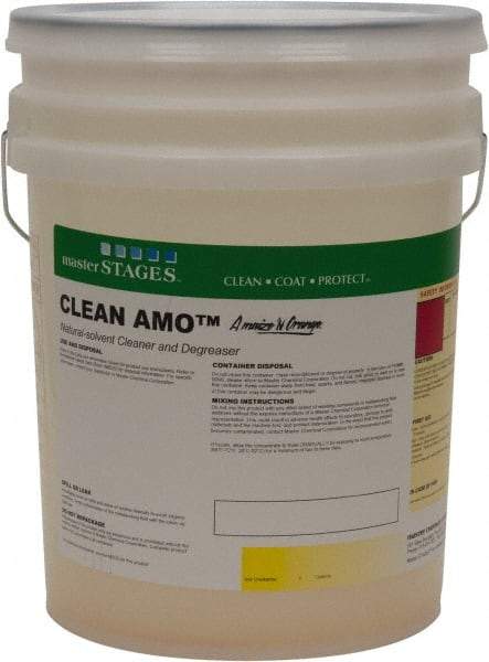 Master Fluid Solutions - 5 Gal Bucket Cleaner/Degreaser - Liquid, Natural Solvent Extracted from Corn & Oranges, Low Odor - Benchmark Tooling