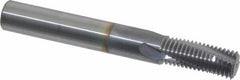 Vargus - 1/2-20, 3/4-20 to 1-20, 7/16-20 UNEF, UNF, 0.362" Cutting Diam, 3 Flute, Solid Carbide Helical Flute Thread Mill - Internal Thread, 7/8" LOC, 2-7/8" OAL, 3/8" Shank Diam - Exact Industrial Supply