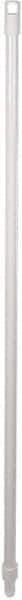 Remco - 61 x 1" Fiberglass Squeegee Handle - European Threaded Connection, White - Benchmark Tooling