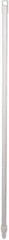 Remco - 61 x 1" Fiberglass Squeegee Handle - European Threaded Connection, White - Benchmark Tooling