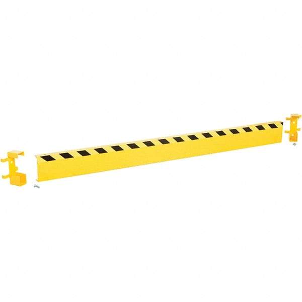 Vestil - 96' Long x 8" High, Rail System Channel Guard - 95 Lb - Benchmark Tooling