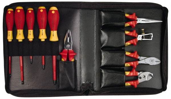 Wiha - 10 Piece Insulated Hand Tool Set - Comes in Tool Box - Benchmark Tooling