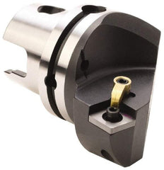 Kennametal - Left Hand Cut, Size KM80, CN.. Insert Compatiblity, Internal Modular Turning & Profiling Cutting Unit Head - 53mm Ctr to Cutting Edge, 70mm Head Length, Through Coolant, Series Kenloc - Benchmark Tooling