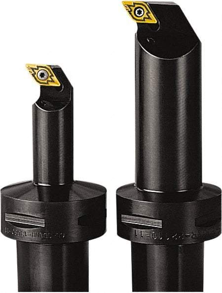 Seco - Left Hand Cut, Size C5, DNMU 1104 Insert Compatiblity, Internal Modular Turning & Profiling Cutting Unit Head - 17mm Ctr to Cutting Edge, 90mm Head Length, Series Seco-Capto - Benchmark Tooling