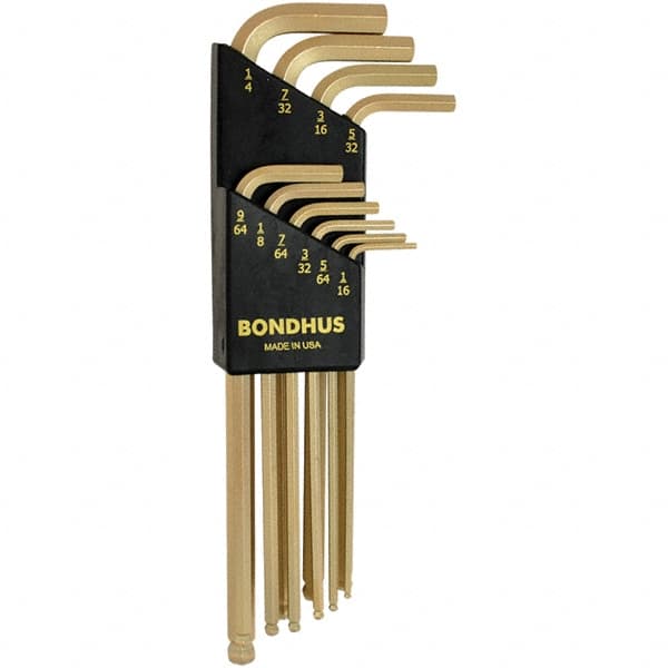 Bondhus - Hex Key Sets Tool Type: Hex Handle Type: L-Key Long Arm - Benchmark Tooling