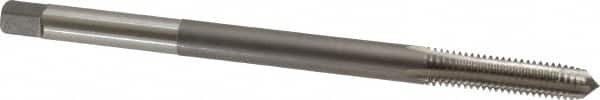 Kennametal - 3/8-16 UNC 4 Flute H3 Bright Finish High Speed Steel Hand Extension Tap - Plug Chamfer, 6" OAL, 1-1/4" Thread Length, 2B/3B Class of Fit - Exact Industrial Supply
