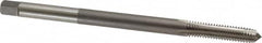 Kennametal - 3/8-16 UNC 4 Flute H3 Bright Finish High Speed Steel Hand Extension Tap - Plug Chamfer, 6" OAL, 1-1/4" Thread Length, 2B/3B Class of Fit - Exact Industrial Supply