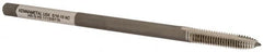 Kennametal - 5/16-18 UNC 2 Flute H3 Bright Finish High Speed Steel Spiral Point Extension Tap - Plug Chamfer, 6" OAL, 2B/3B Class of Fit - Exact Industrial Supply