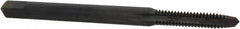 Kennametal - #4-40 UNC 2B/3B 3 Flute Oxide Finish High Speed Steel Straight Flute Standard Hand Tap - Plug, Right Hand Thread, 1-7/8" OAL, 9/16" Thread Length, H2 Limit, Oversize - Exact Industrial Supply