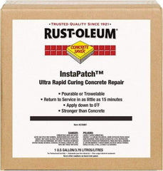 Rust-Oleum - 1 Gal Bottle Concrete Repair/Resurfacing - Gray, 230 Sq Ft Coverage, Polyethylene - Benchmark Tooling