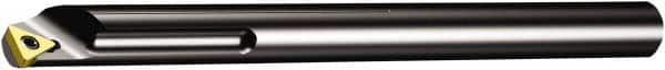 Sandvik Coromant - 6mm Min Bore Diam, 100mm OAL, 5mm Shank Diam, E..STUCR/L..-GR Indexable Boring Bar - TCEX 1(1)00, TCEX 05 01 00 Insert, Screw or Clamp Holding Method - Benchmark Tooling