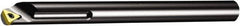 Sandvik Coromant - 7mm Min Bore Diam, 100mm OAL, 6mm Shank Diam, E..STUCR/L..-GR Indexable Boring Bar - Screw-On Holding Method - Benchmark Tooling