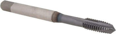 OSG - 5/16-18 UNC, 3 Flute, TiCN Finish, Powdered Metal Spiral Point Tap - Plug Chamfer, Right Hand Thread, 90mm OAL, 16.9mm Thread Length, 0.318" Shank Diam, 2B Class of Fit, Series 16515 - Exact Industrial Supply