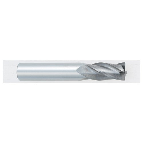 ‎1/4″ Dia. × 1/4″ Shank × 3/4″ DOC × 2-1/2″ OAL, Carbide, Bright, 4 Flute, Square, Solid End Mill - Benchmark Tooling