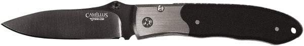 Clauss - 3" Blade, Drop Point Folding Knife - G-10, 1 Blade, 1 Edge - Benchmark Tooling