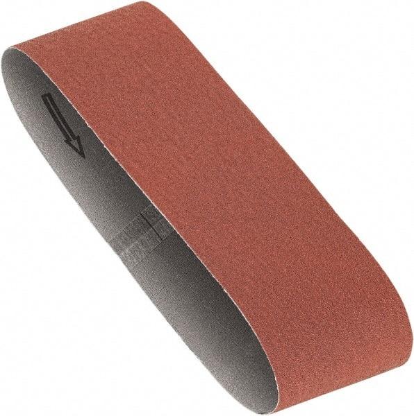 Porter-Cable - 3" Wide x 21" OAL, 40 Grit, Zirconia Alumina Abrasive Belt - Zirconia Alumina, Coarse, Coated, X Weighted Cloth Backing, Dry - Benchmark Tooling