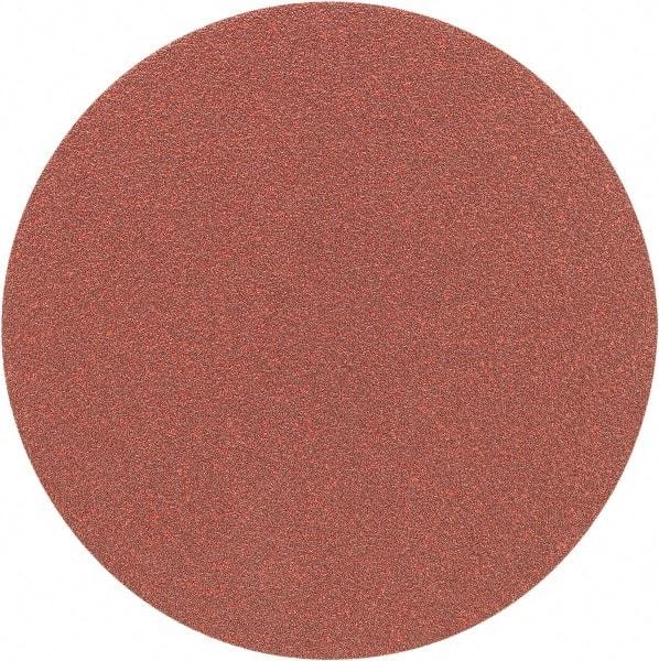 Porter-Cable - 5" Diam, 60 Grit Aluminum Oxide Adhesive PSA Disc - Medium Grade, Tan, C Weighted Backing, Flexible, 13,000 Max RPM - Benchmark Tooling