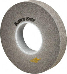 3M - 12" Diam, 2" Face Width, 5" Center Hole, Fine Grade, Silicon Carbide Deburring Wheel - Convolute, Medium Density 10 Grade, 3,000 RPM - Benchmark Tooling