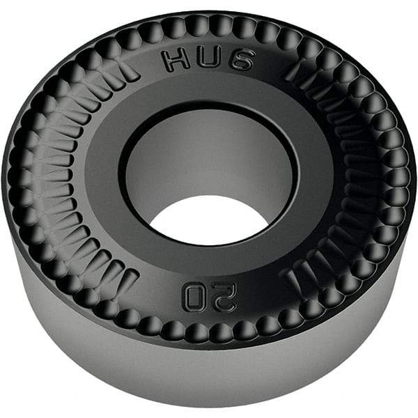 Walter - RCMX2507M0 HU6 Grade WPP10S Carbide Turning Insert - TiCN/Al2O3/TiN Finish, Round, 25mm Inscr Circle, 5/16" Thick - Benchmark Tooling