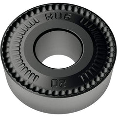 Walter - RCMX2507M0 HU6 Grade WPP20S Carbide Turning Insert - TiCN/Al2O3/TiN Finish, Round, 25mm Inscr Circle, 5/16" Thick - Benchmark Tooling