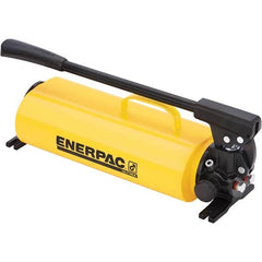 Enerpac - Manual Hydraulic Pumps Number of Stages: 2.000 Oil Volume Per Stroke (Cu. In.): 1.00 - Benchmark Tooling