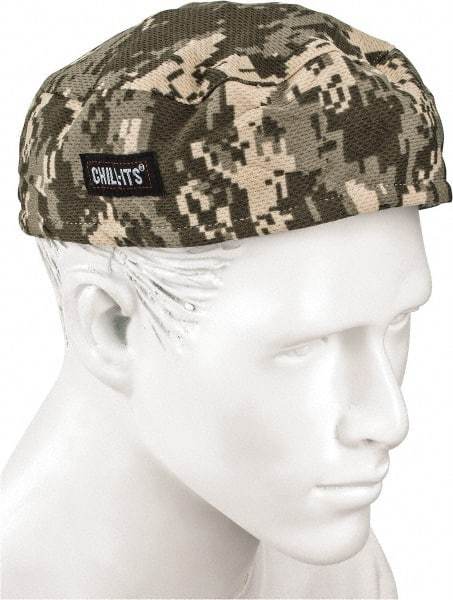 Ergodyne - Size Universal, Cooling Skull Cap - Polyester, Camouflage - Benchmark Tooling