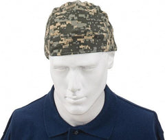 Ergodyne - Size Universal Cooling Tie Hat - Terry Cloth, Tie Closure, Camouflage, Camouflage Pattern - Benchmark Tooling