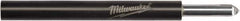 Milwaukee Tool - 1/4" Pin Diam, 2" Long Carbide-Tipped Pilot Drill - Compatible with Hole Cutters - Benchmark Tooling
