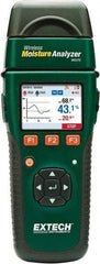 Extech - 32 to 122°F Operating Temp, Moisture Meter - LCD Display - Benchmark Tooling