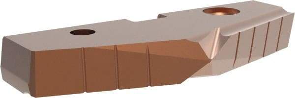 Allied Machine and Engineering - 82mm Diam x 7/16" Thick, Seat Code 6, 144° Included Angle Spade Drill Insert - AM200 Coated, Cobalt, Grade Super Cobalt, Series GEN2 T-A - Benchmark Tooling