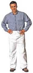 Dupont - Size M, Tyvek General Purpose Work Pants - 23-1/2 Inch Waist, 27-1/2 Inch Inseam, White - Benchmark Tooling