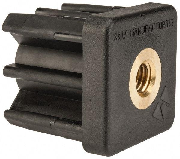 Gibraltar - 2" Tube, 1/2-13 Thread, 1,800 Lb Capacity, Square Tube End - 0.109/0.12" Tube Wall, 2" Square - Benchmark Tooling