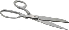 Heritage Cutlery - 3-1/2" LOC, 8-1/2" OAL Stainless Steel Standard Shears - Right Hand, Metal Bent Handle, For General Purpose Use - Benchmark Tooling