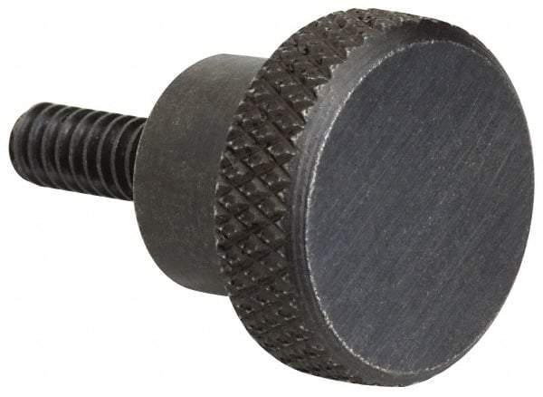 Gibraltar - 1-1/2" Head, Knurled Knob - Threaded Stem, Stainless Steel - Benchmark Tooling