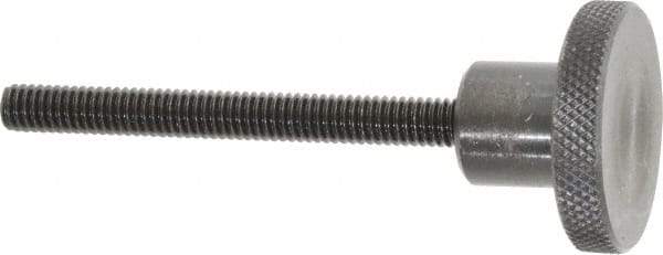 Gibraltar - 1-1/2" Head, Knurled Knob - Threaded Stem, Steel - Benchmark Tooling
