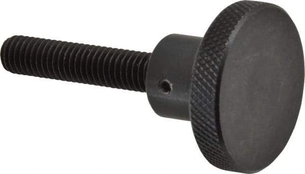 Gibraltar - 1-1/2" Head, Knurled Knob - Threaded Stem, Steel - Benchmark Tooling
