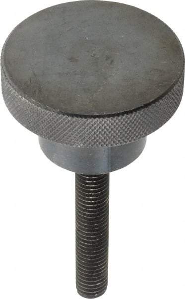 Gibraltar - 2-1/2" Head, Knurled Knob - Threaded Stem, Steel - Benchmark Tooling