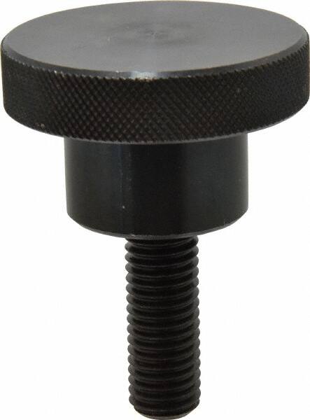 Gibraltar - 2-1/2" Head, Knurled Knob - Threaded Stem, Steel - Benchmark Tooling
