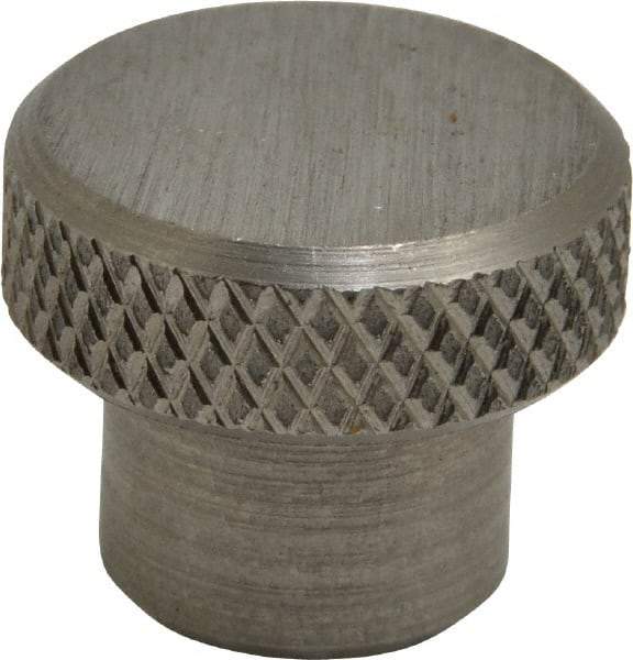 Gibraltar - 3/4" Head, Knurled Knob - Tapped, Stainless Steel - Benchmark Tooling