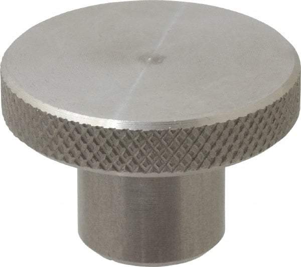 Gibraltar - 1-1/2" Head, Knurled Knob - Tapped, Stainless Steel - Benchmark Tooling